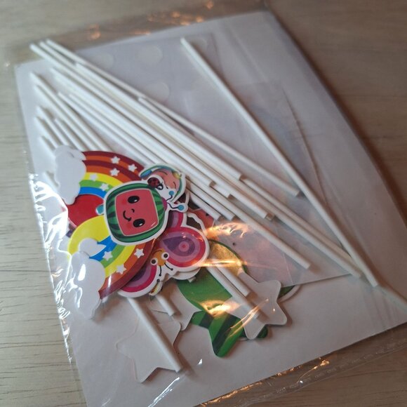 CoCo Melon Happy Birthday Party Supplies Set Balloons Cake Gift Bags Kids - Picture 4 of 10